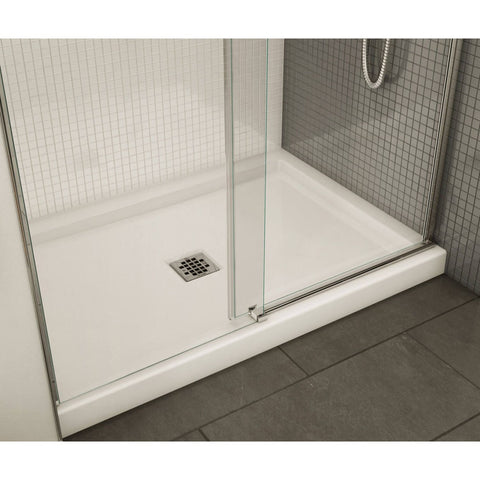 Maax B3Square 47-78 x 33-78 Rectangular Shower Base with Single Threshold and Center Drain