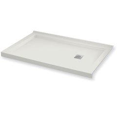 Maax B3Square 59-78 x 35-78 Rectangular Shower Base with Double Threshold and Center Drain