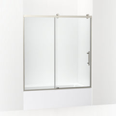 Rely™ 62-1/2" H sliding bath door with 3/8"-thick glass