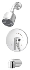 Symmons Dia Tub Trim with Shower Head and Tub Spout