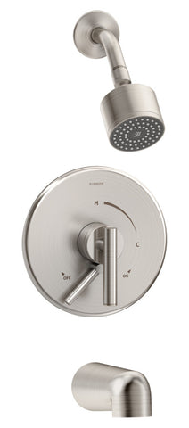 Symmons Dia Tub Trim with Shower Head and Tub Spout